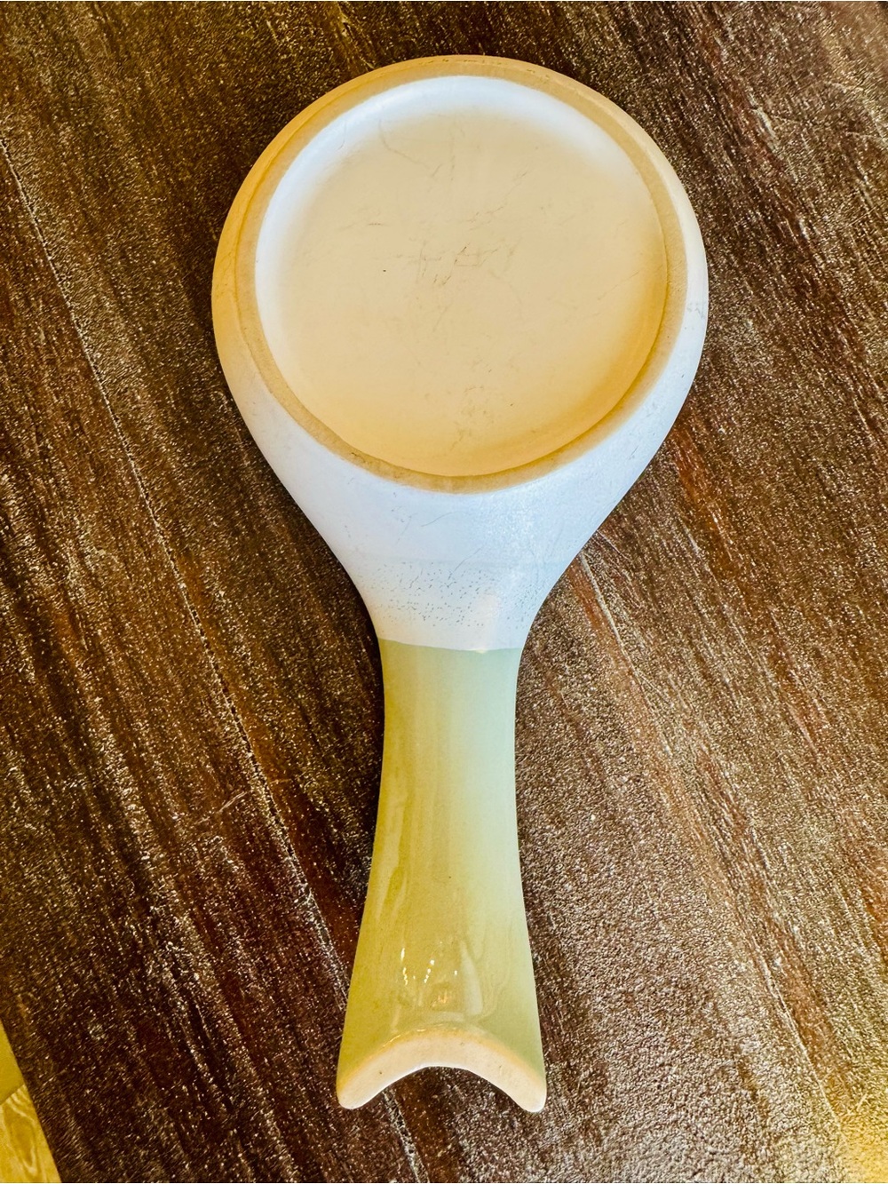 Always Grateful Ceramic Spoon Rest Sage Green Farmhouse Kitchen Decor - Picture 4 of 5